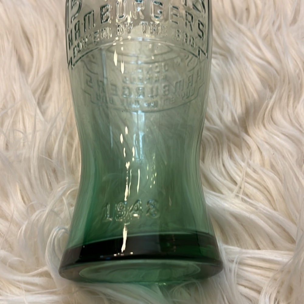 McDonalds green commemorative glass. 1948. - Picture 3 of 7